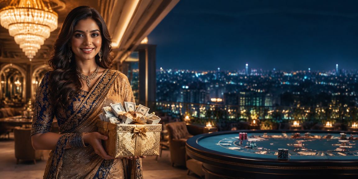 Player enjoying casino games on mobile in India